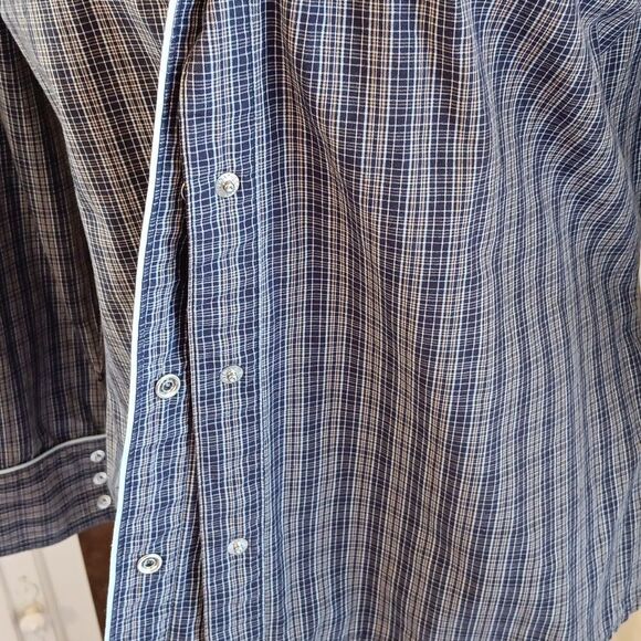 Vintage  Old Navy Pearl Snap Front Western Shirt.Western,Rodeo,Coastal  Cowgirl - Picture 4 of 11